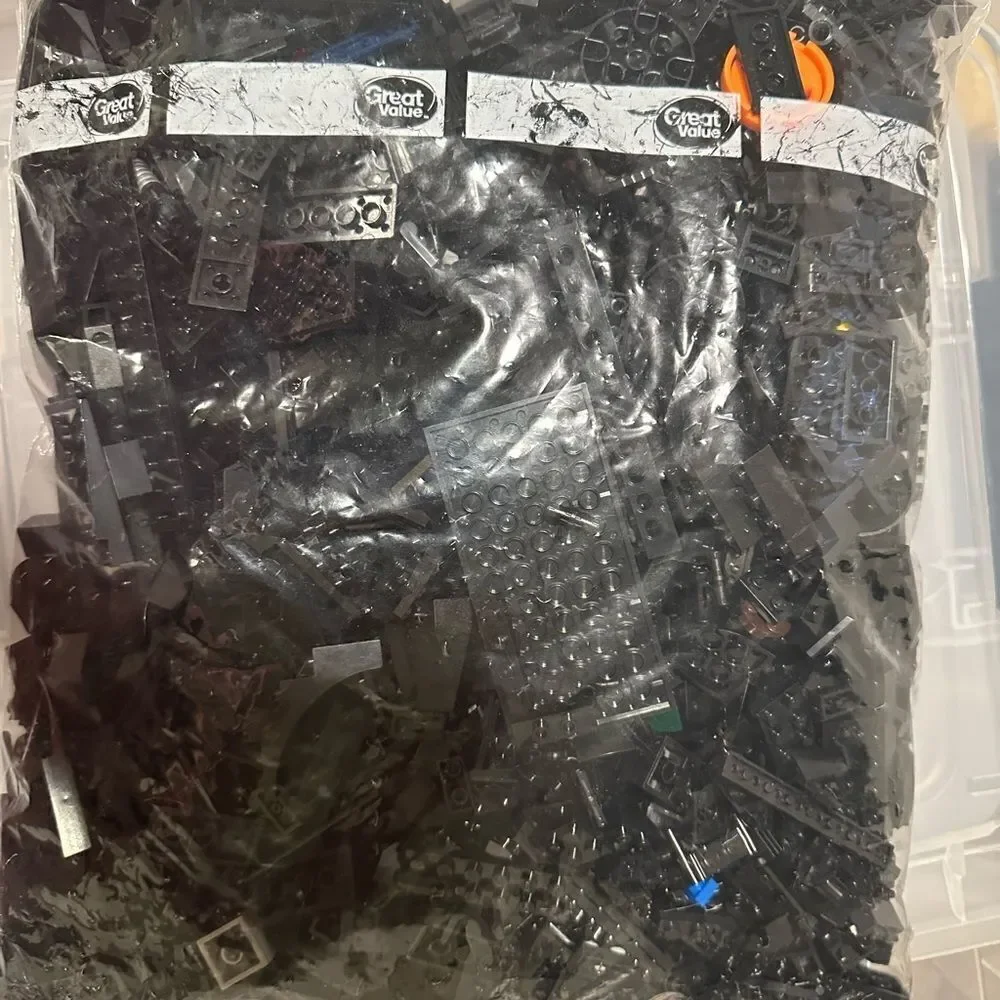 LEGO Black loose genuine authentic over 3lbs  Clean  Creative  Create